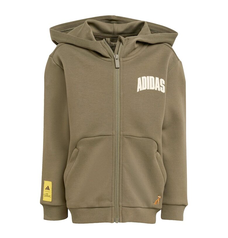 Худи с цип и паднали ръкави - adidas