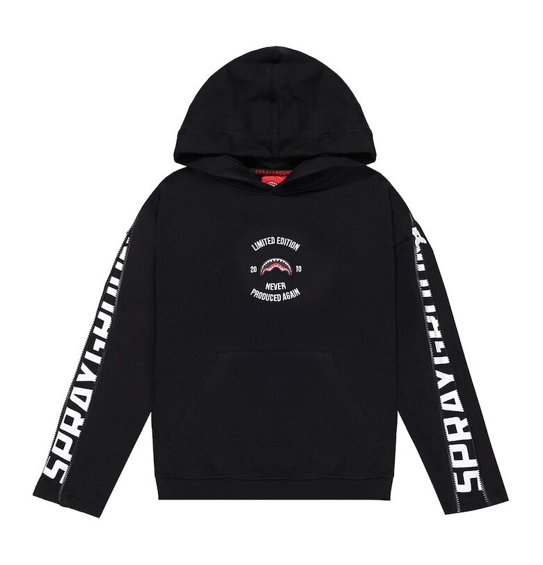 Худи с цип на ръкава и лого Sprayground