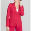 Червено официално дамско сако Ywairvudd K201 - Червен Lenitif