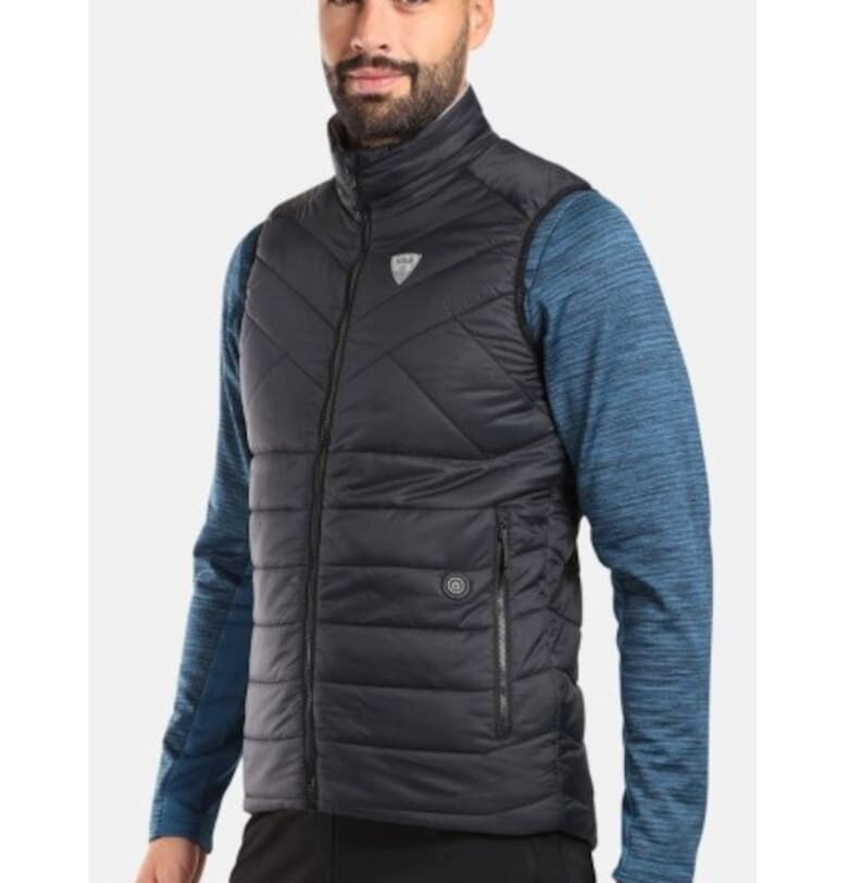 Черна жилетка  Heateo (отоплителна система) - мъжка - Черен KILPI