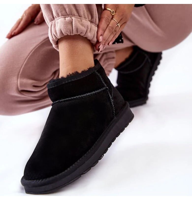 Черни боти от естествена кожа W5821 118 14085 SOFILINE