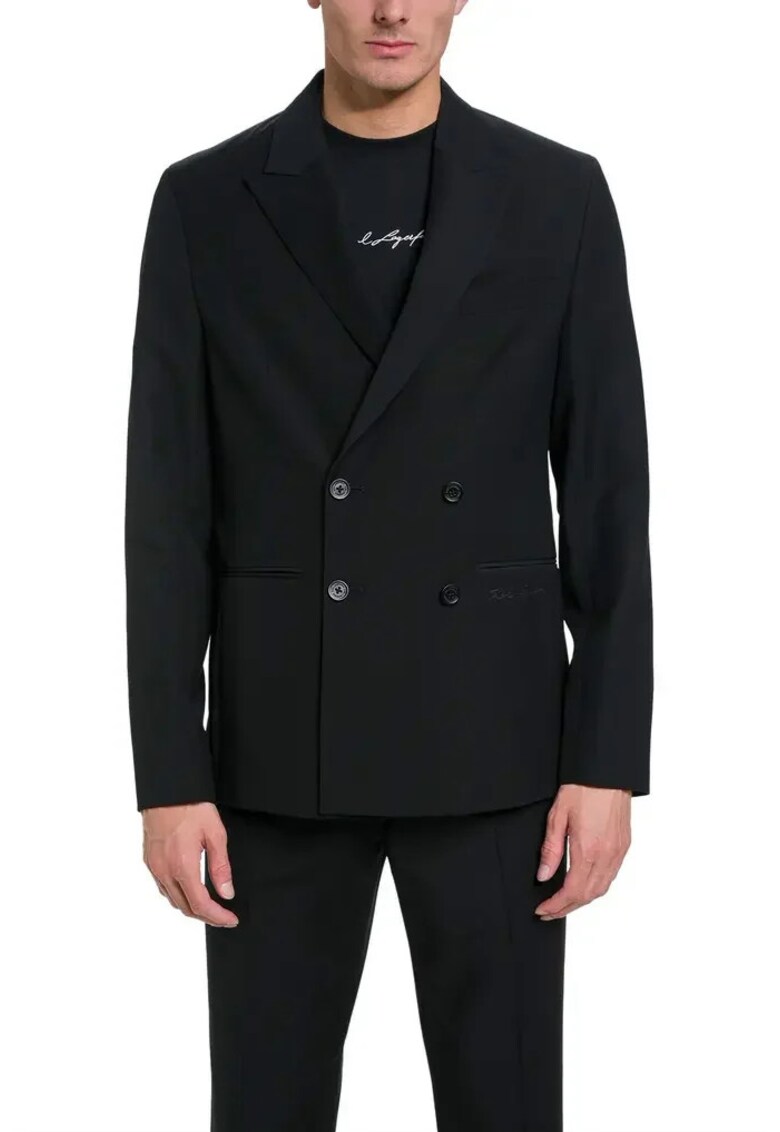 Черно мъжко сако Черен Karl Lagerfeld