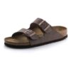 Чехли Arizona - синтетична подметка - Birko-flor - кафяво Birkenstock