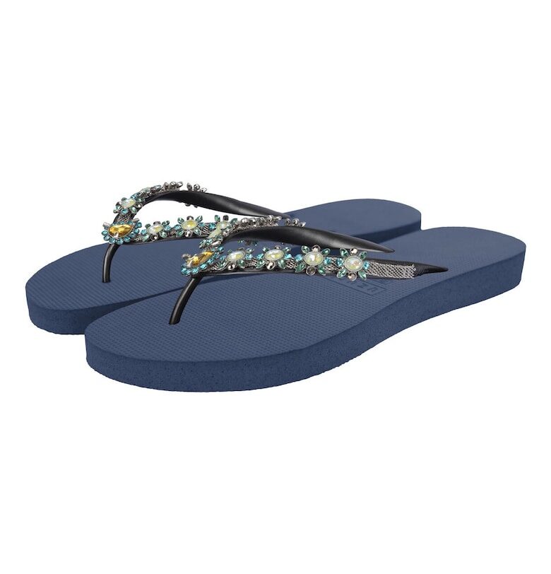 Чехли Dolce Turquoise с декоративни камъни UZURII