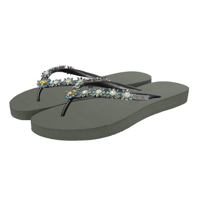 Чехли Dolce Turquoise с декоративни камъни UZURII