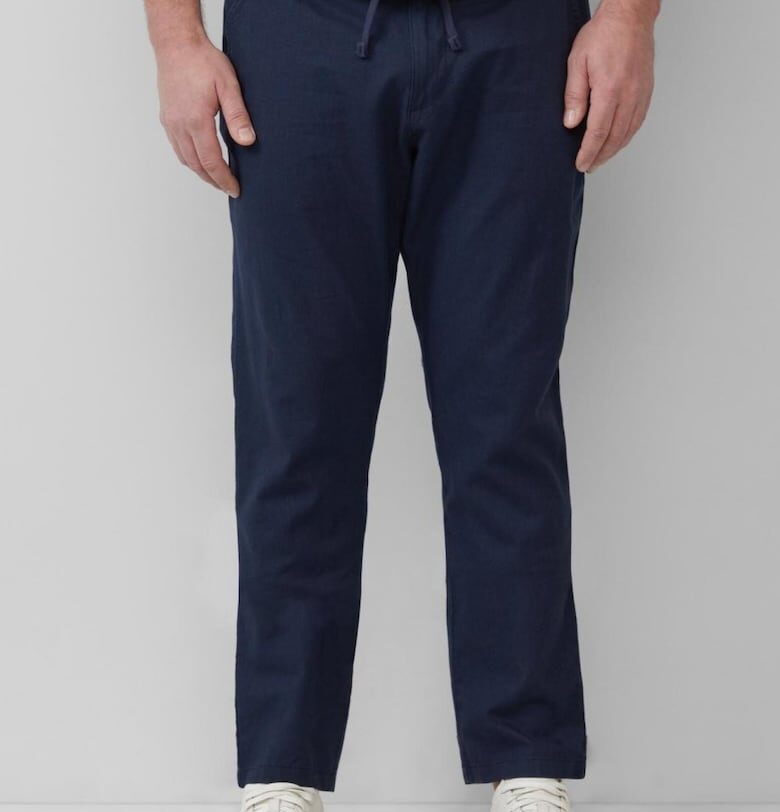 Чинос панталон  Big Sizes - Големи размери - Detroit - Regular fit кройка - Тъмносин - Тъмно морско синьо sOliver