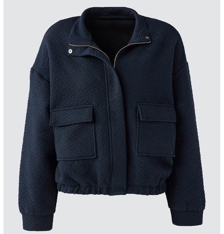 Шакет с паднали ръкави и цип - Ултрамарин синьо JIMMY KEY