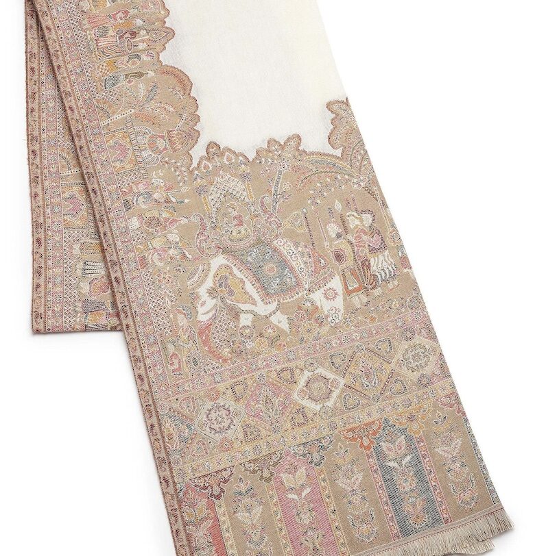 Шал Jamawar с мотиви AVANT-GARDE PARIS