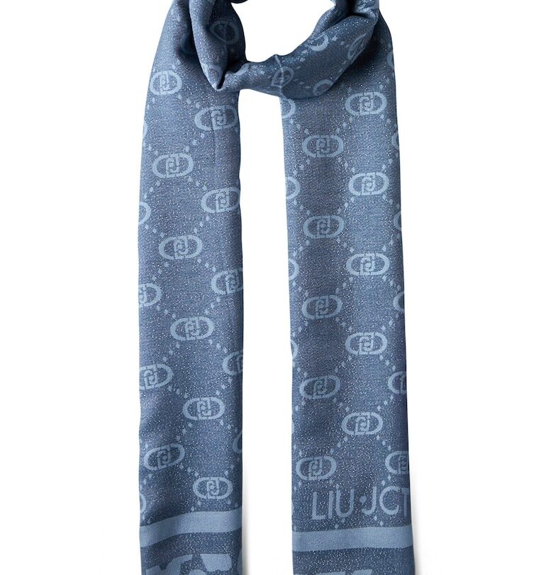 Шал от лурекс с монограм Liu Jo