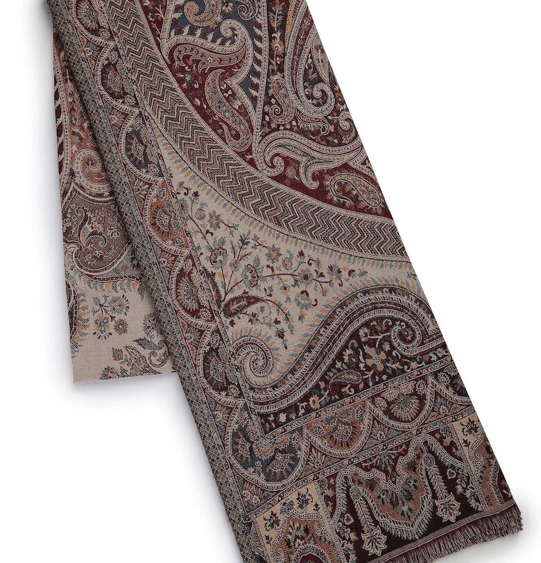 Шал с вълна с етно принт AVANT-GARDE PARIS