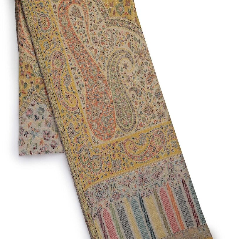 Шал с вълна с ресни AVANT-GARDE PARIS