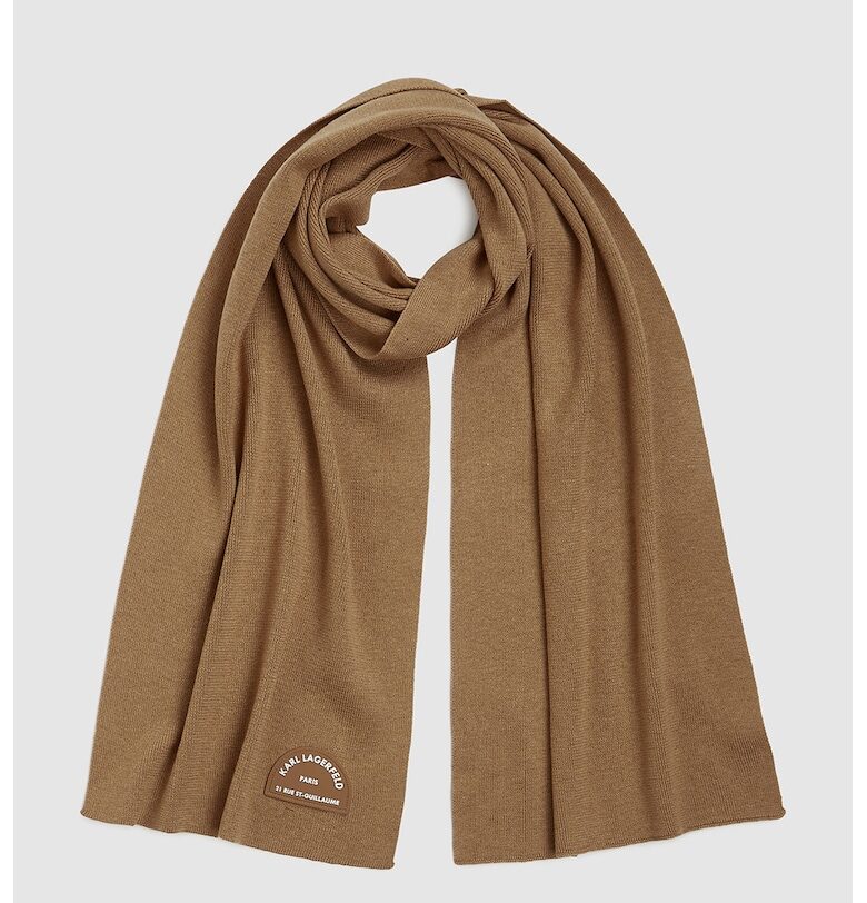 Шал с лого Karl Lagerfeld