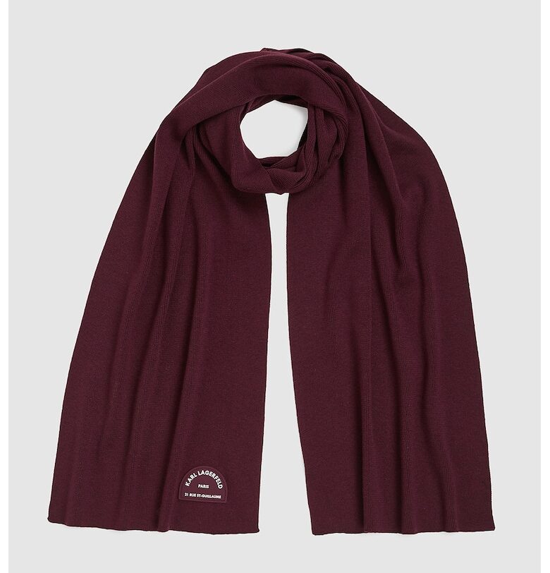 Шал с лого Karl Lagerfeld