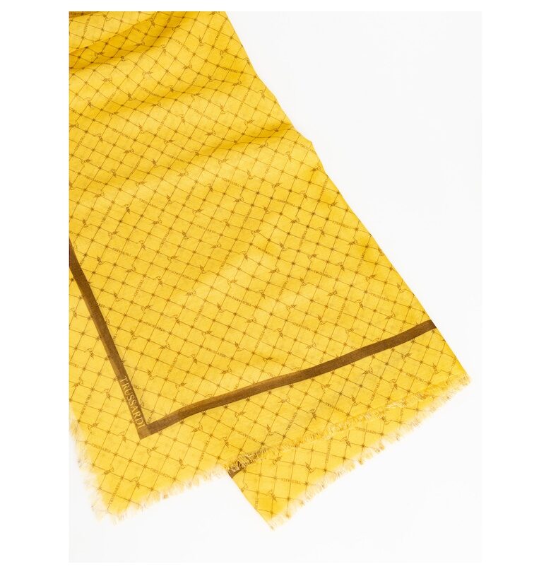 Шал с модал на лога Trussardi