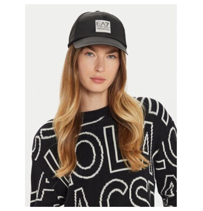 Шапка - Emporio Armani  модел 280044 4F100 00020 - черна - синтетичен материал EA7