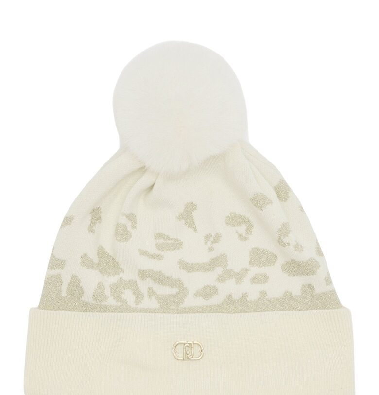 Шапка с бляскави детайли Liu Jo