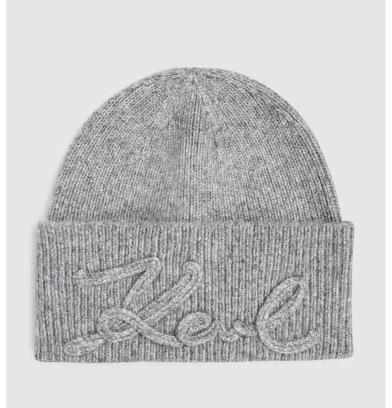 Шапка с плетено лого Karl Lagerfeld