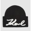 Шапка с плетено лого Karl Lagerfeld