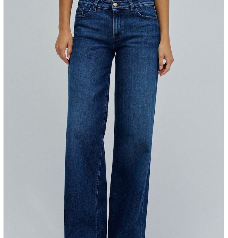 Широки дънки с 5 джоба - Тъмносин Salsa Jeans