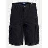 Шорти Jack Jones Junior Boys - 12268381 - памук - черни - Черен Jack and Jones