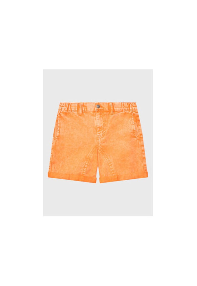 Шорти за момчета - 301775416 - Памук - Оранжев - Оранжев United Colors of Benetton