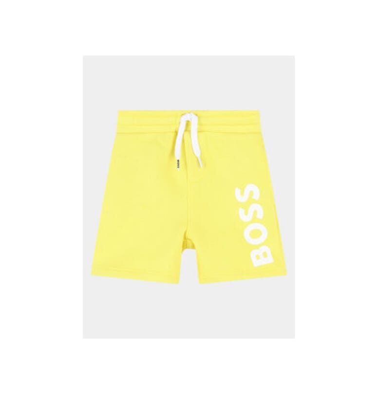 Шорти за момчета -  303626969 - Памук - Жълт - Жълт BOSS