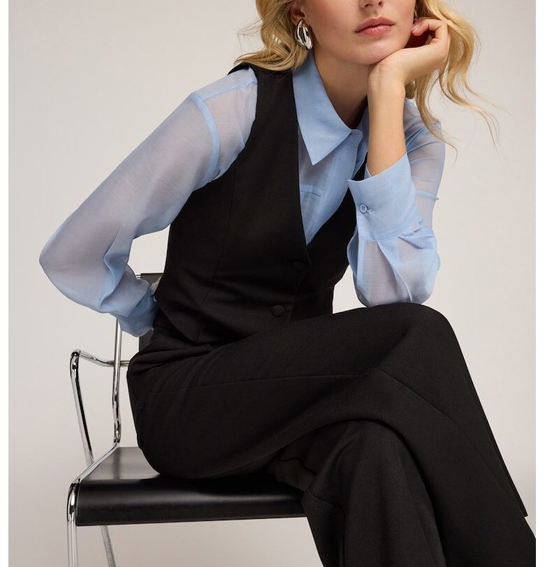 Шпиц елек по тялото - Черен Motivi