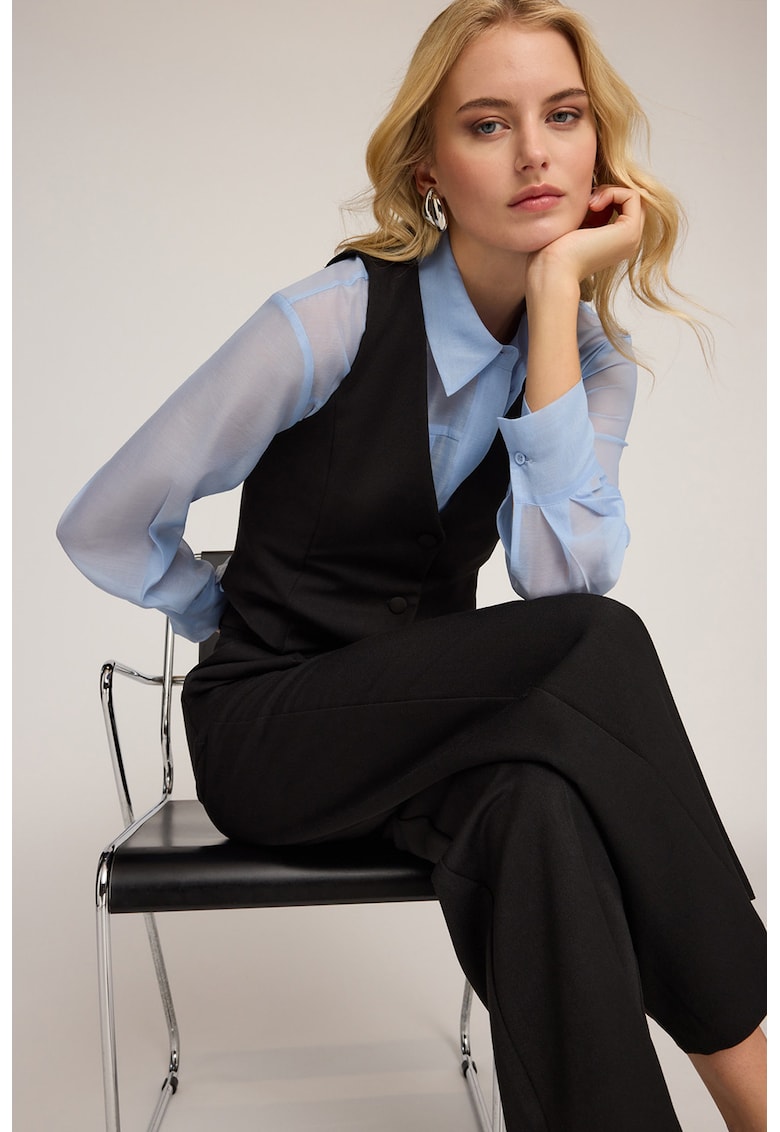 Шпиц елек по тялото - Черен Motivi