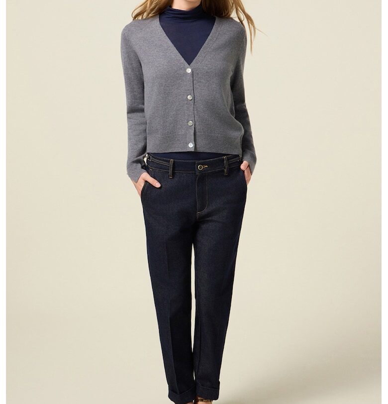 Шпиц жилетка с вълна и кашмир Oltre