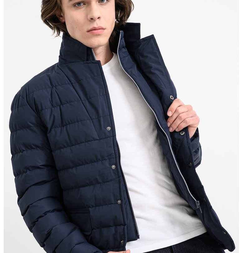 Яке Bao Double с цип - Тъмносин Geographical Norway