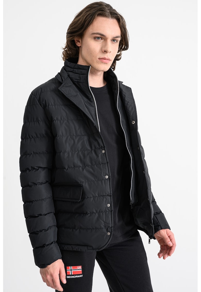 Яке Bao Double с цип - Черен Geographical Norway