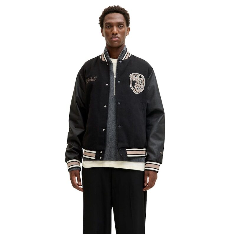 Яке JACK &JONES Meadows College Bomber 50628 - Черен Jack  Jones