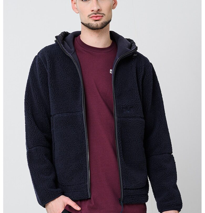 Яке Sherpa с качулка - Ултрамарин синьо Jack Wolfskin