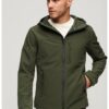 Яке Softshell с качулка и лого - Каки Superdry  Co