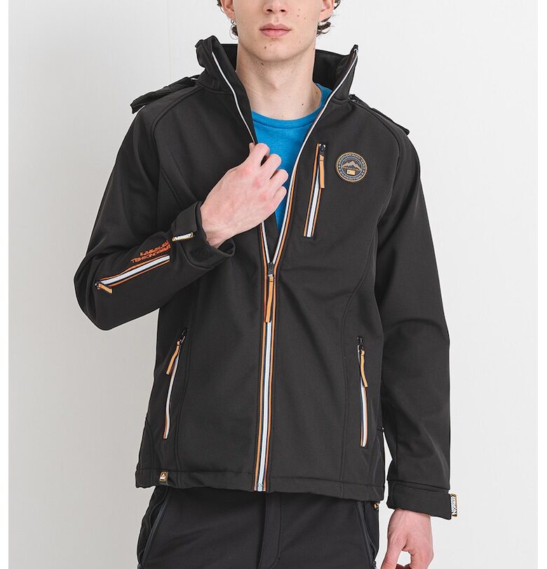 Яке Tabim с отделяща се качулка - Черен Geographical Norway