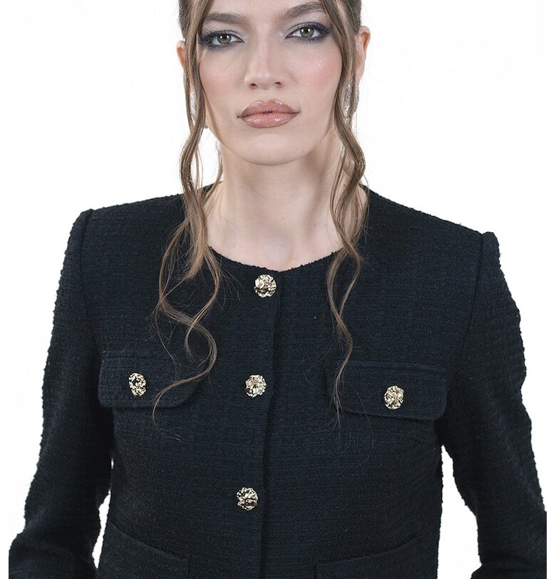 Яке Tweet с джобове - Черен Maellie