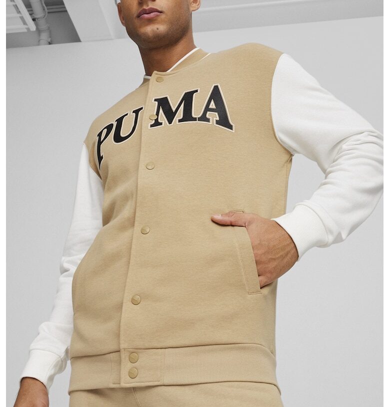 Яке Varsity Squad с лого - Бял/Бежов Puma