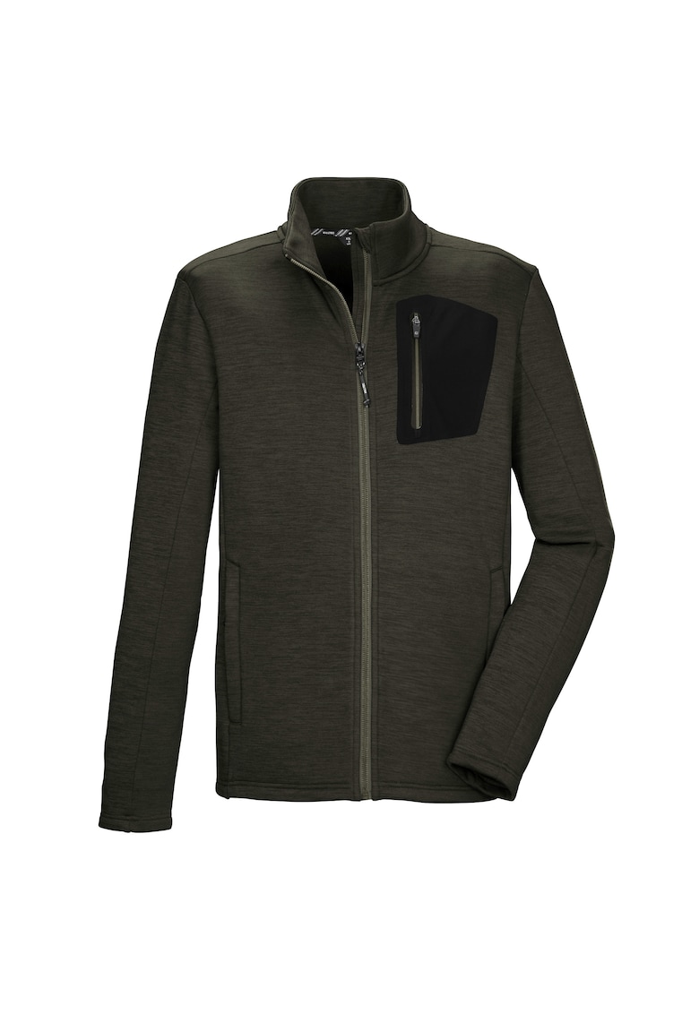 Яке powerstretch KOW 80 MN FLX JCKT - Тъмнозелен Killtec