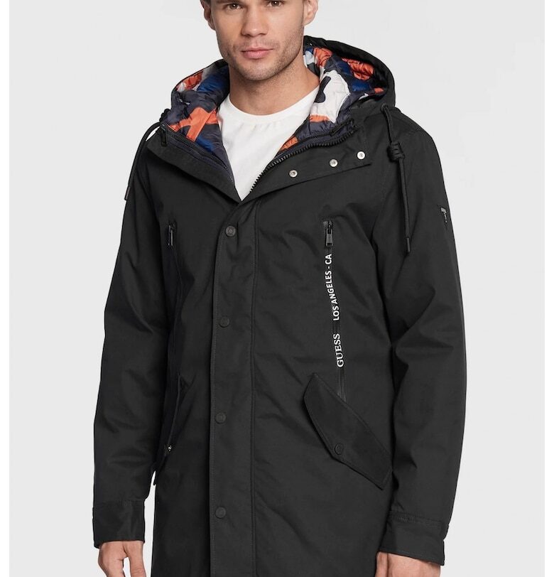 Яке  Двустранно ватирано яке M2BL36 - Черен GUESS