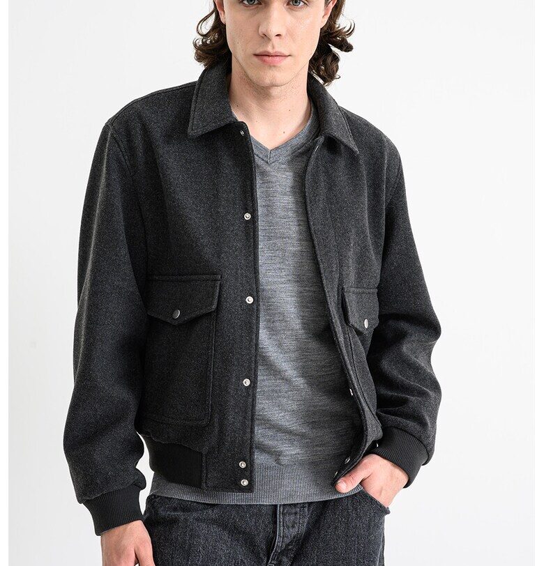 Яке бомбър Shane - Избеляло черно Jack  Jones