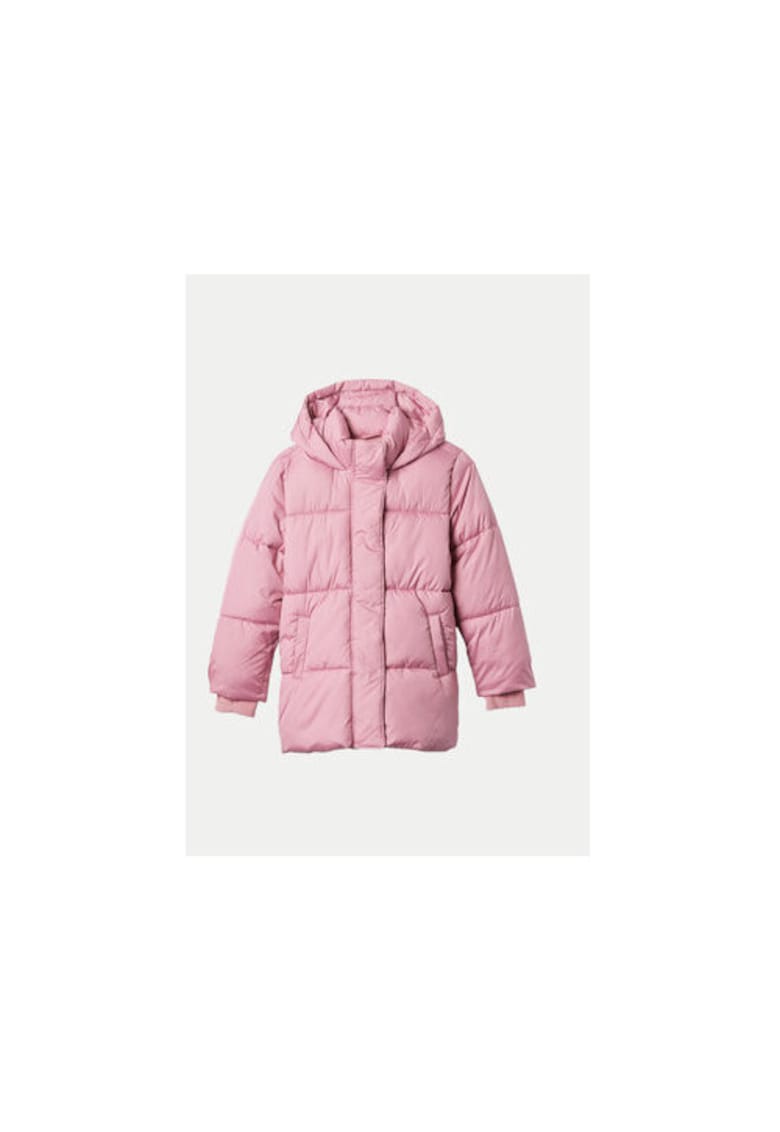 Яке за момиче - 304455049 - Рециклиран полиестер - Розово - Розово GAP