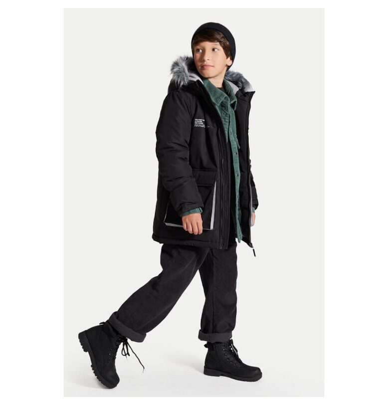 Яке за момче -  304487132 - Полиестер - Черно - Черен Coccodrillo