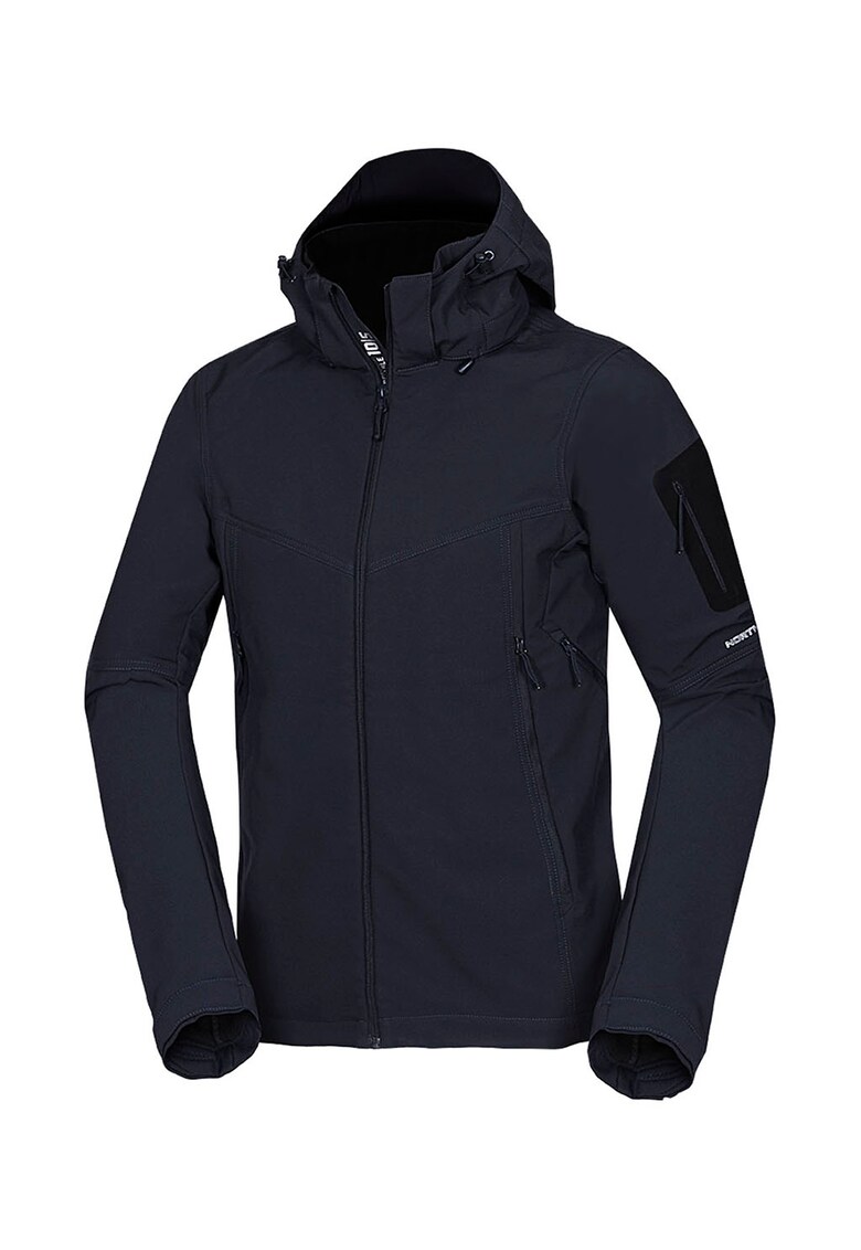 Яке за трекинг Abner с качулка - Черен NORTHFINDER