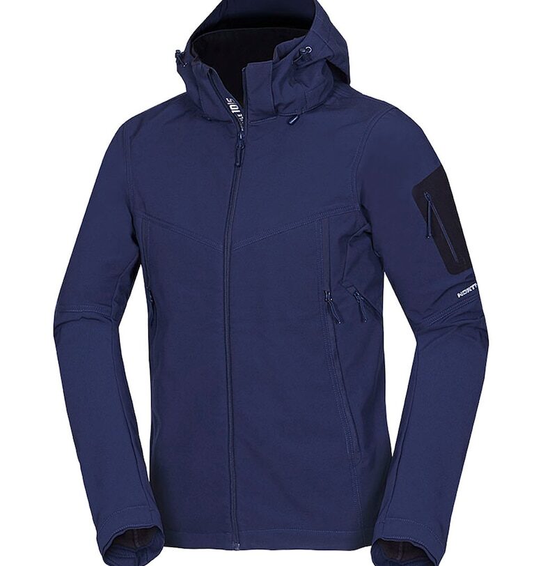 Яке за трекинг Abner с качулка - Тъмносин NORTHFINDER