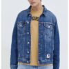 Яке от деним със захабен ефект Tommy Jeans