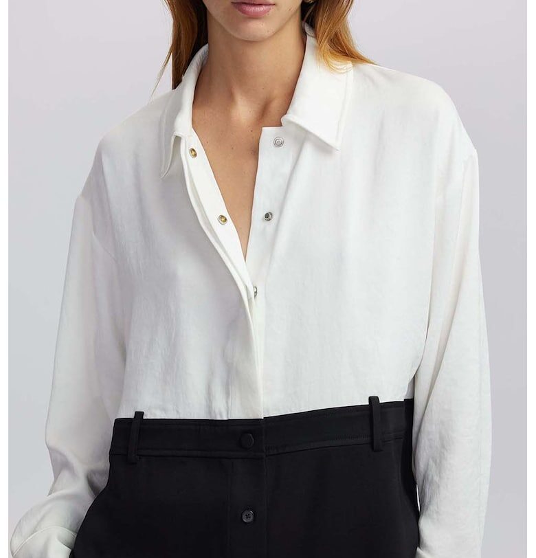 Яке-риза - Бял/Черен Ipekyol