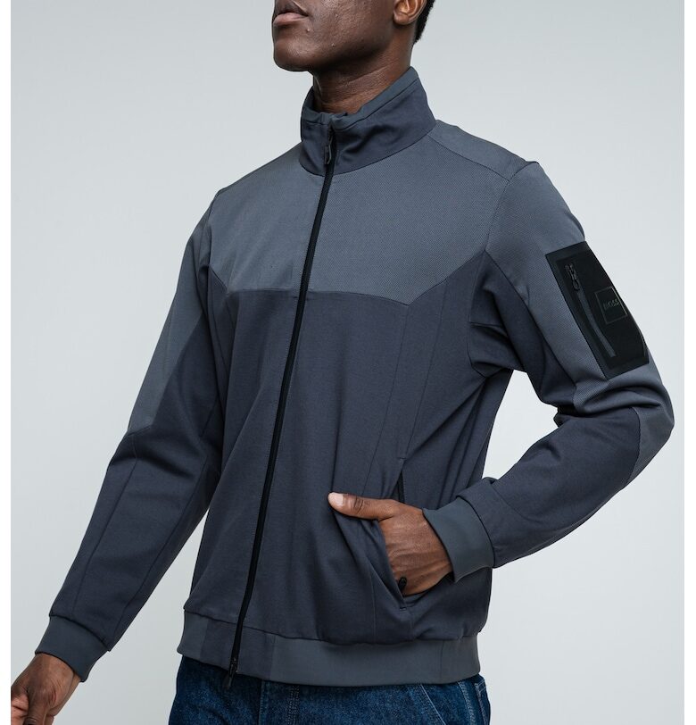 Яке с висока яка - Tъмносив BOSS