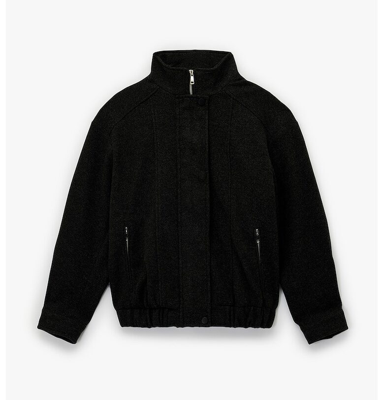 Яке с висока яка - Черен KOTON