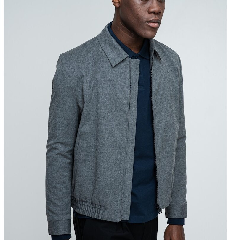 Яке с джобове встрани - Сив меланж HUGO