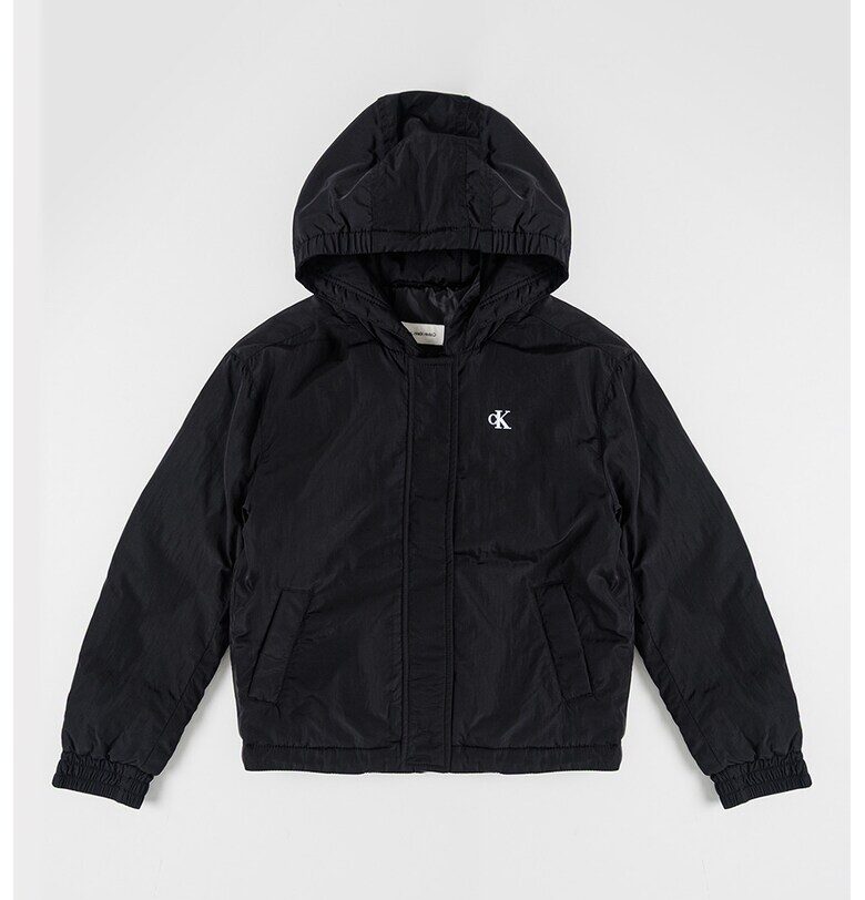 Яке с качулка - Черен CALVIN KLEIN